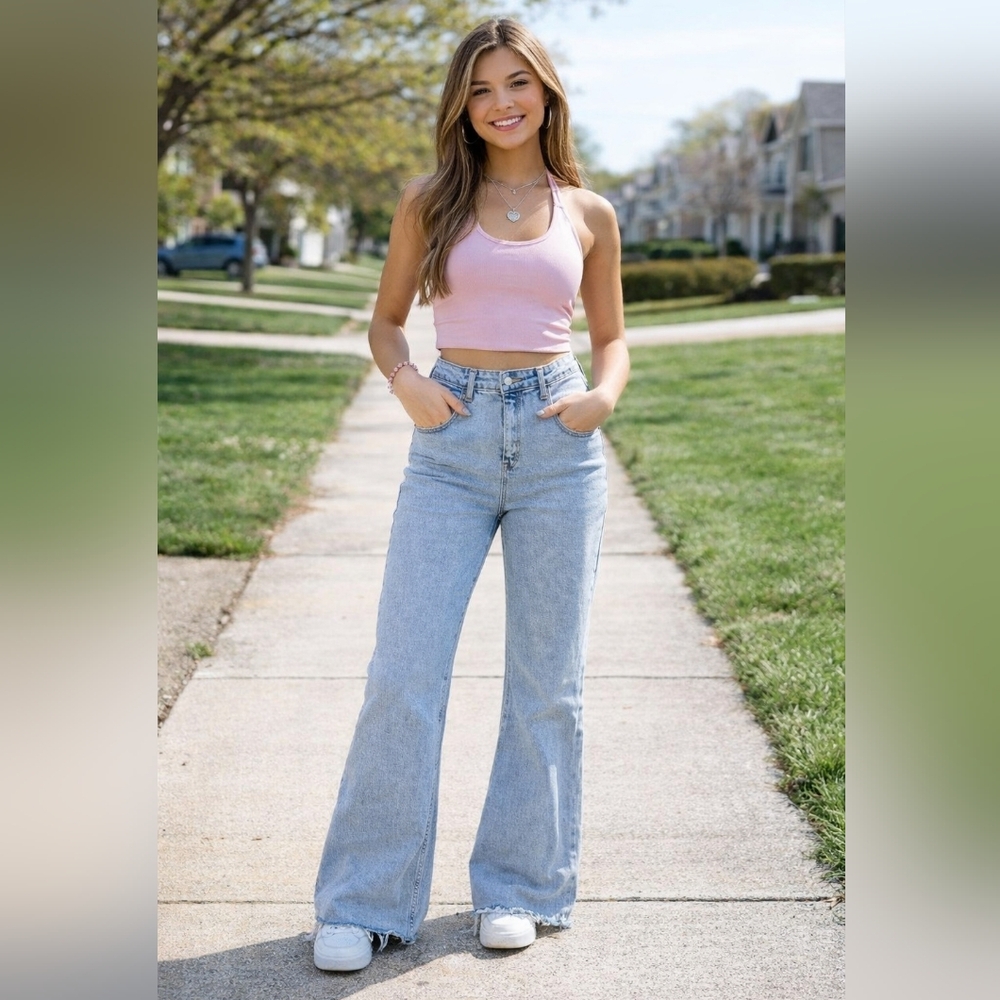 Old Navy Higher High-Waisted Flare Jeans NEW Womens Sz 14
